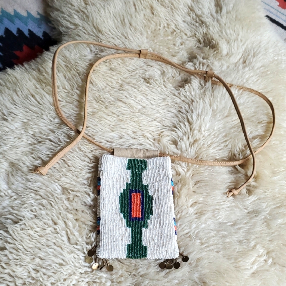 Free People Mini Bobbi beaded crossbody bag